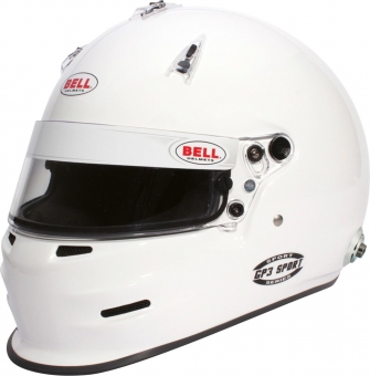 Bell full face helmet GP3 Sport with H.A.N.S. Clips L