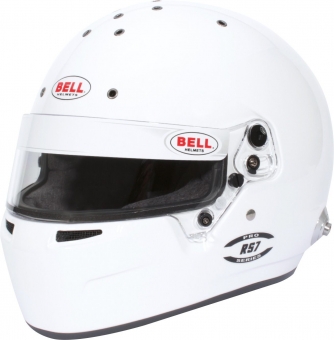 Bell full face helmet RS7 Pro mit H.A.N.S. Clips white 