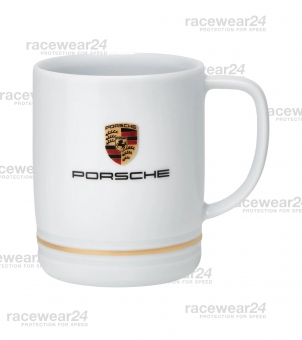 Porsche Tasse klein Wappen white 