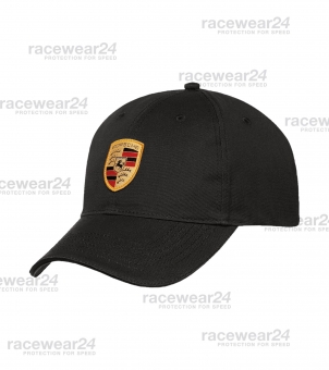 Black baseball cap with Porsche Crest 