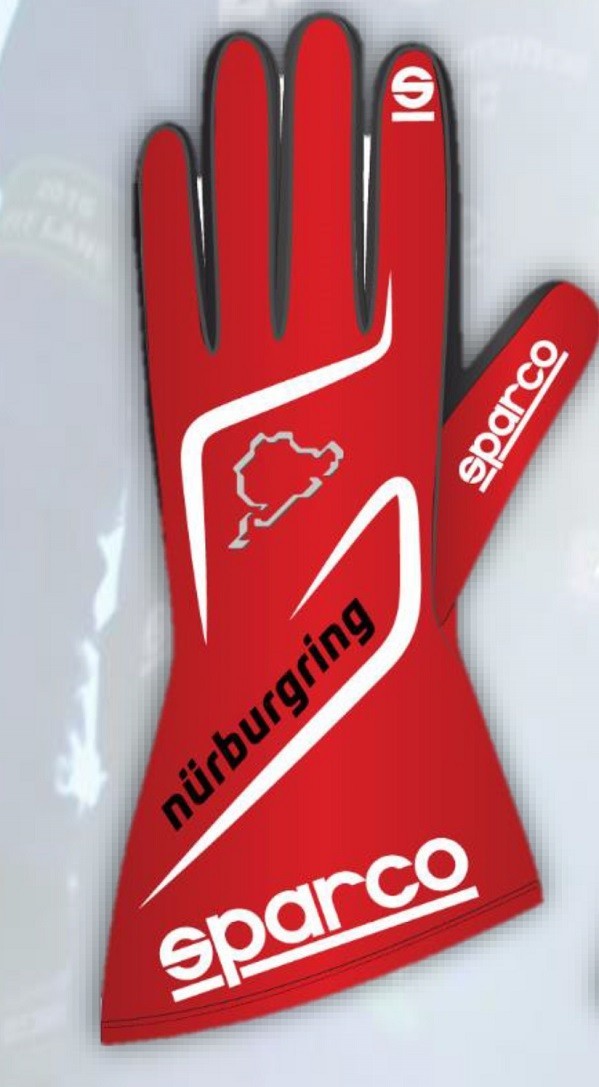 Sparco Handschuh LAND RG-3.1 rot mit FIA-Homologation 11 aus DE 